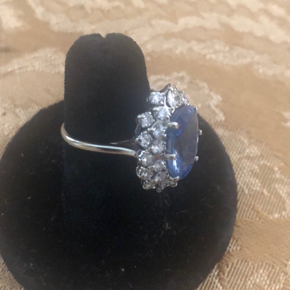 VINTAGE DREAM RING LATE 1800 8k aquamarine ring - Picture 7 of 8